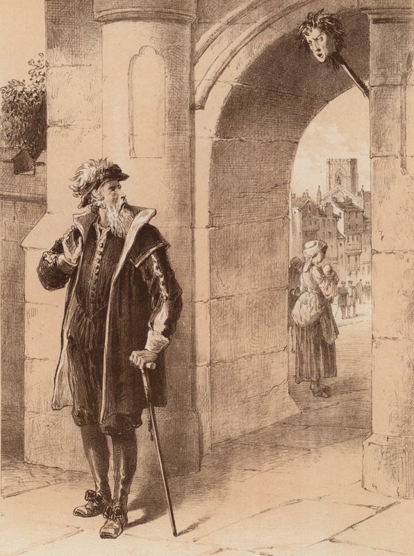 James Bird, "Son père passant un jour, et voyant le visage de son fils" - English School