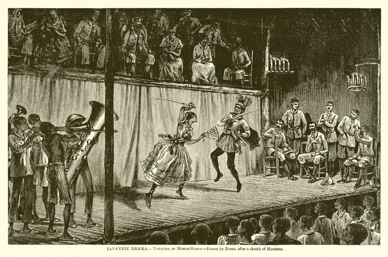 Drame javanais.--Théâtre de Moros-Moros - English School