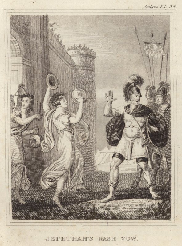 Vœu imprudent de Jephté - English School