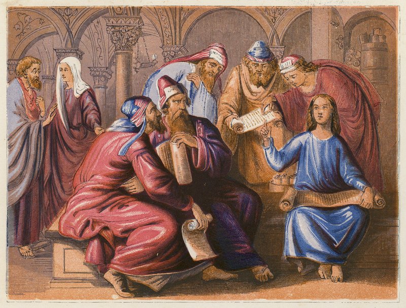 Jésus avec les docteurs - English School