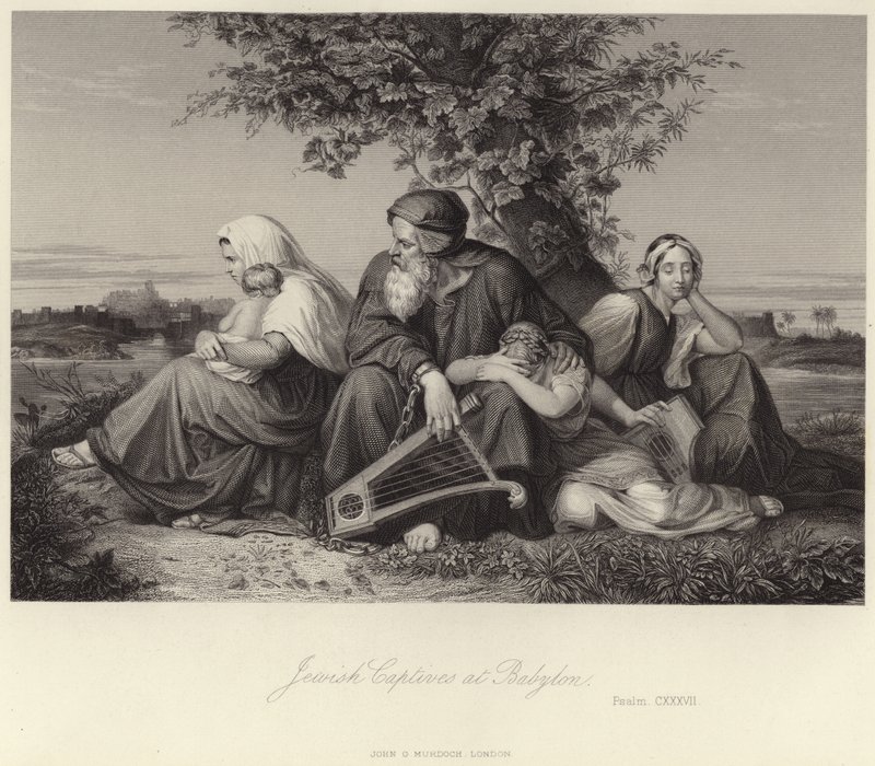 Captifs juifs à Babylone - English School