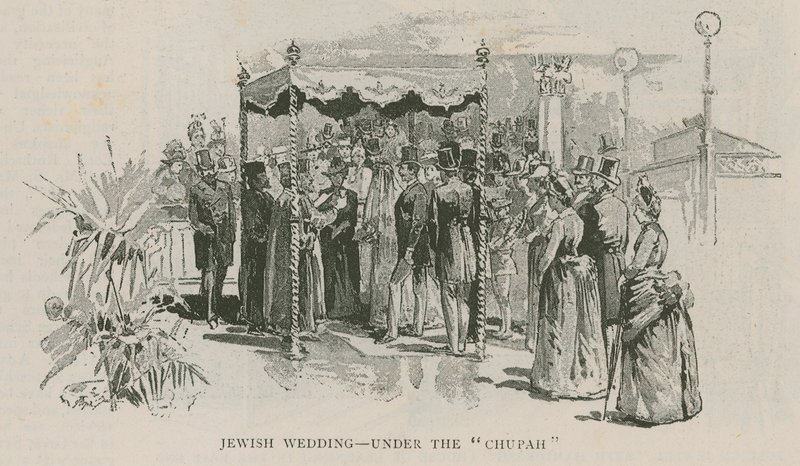 Mariage juif - sous la Chuppah - English School