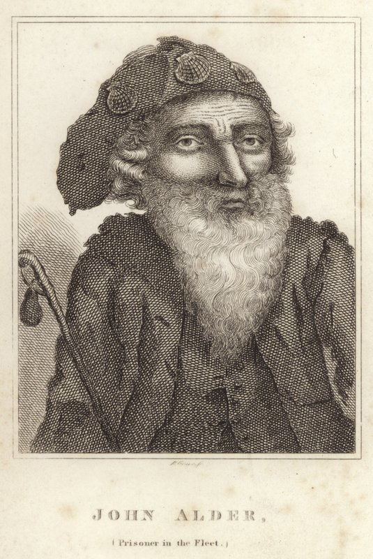 John Alder, Prisonnier à la Fleet - English School