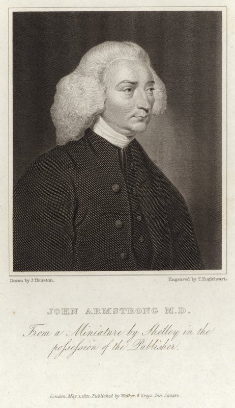 John Armstrong - Poète et médecin écossais (1709?1779) - English School