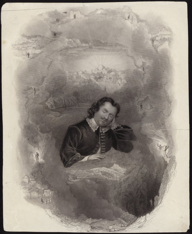 John Bunyan, rêvant - English School