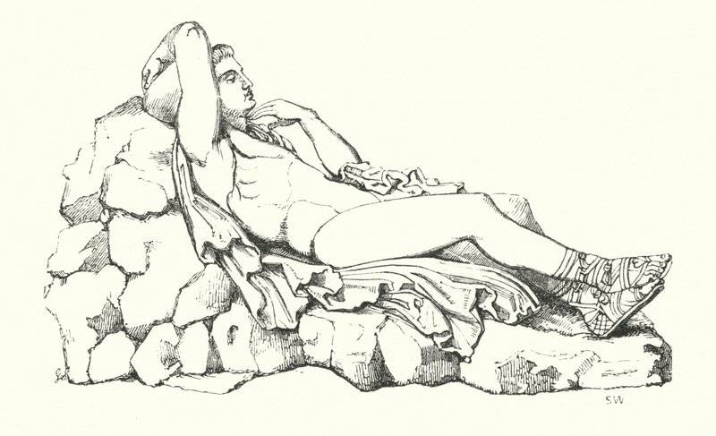 John Keats : Illustration pour Endymion (gravure) - English School