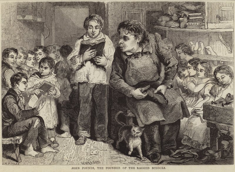 John Pounds, le fondateur des écoles de chiffonniers - English School