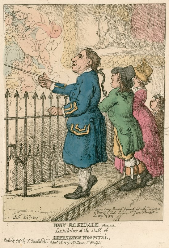 John Rosedale, marin, exposant à la salle de l