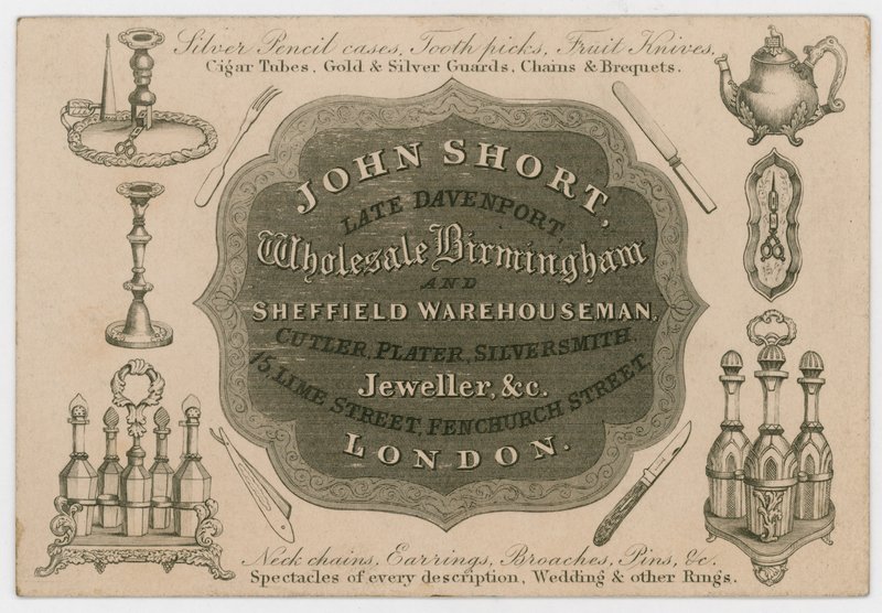 John Short, carte de visite - English School
