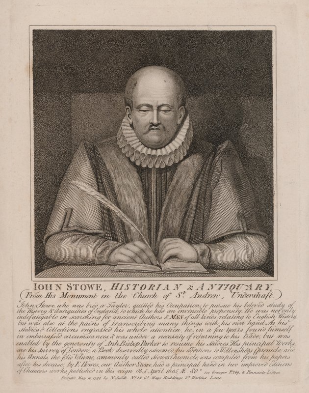 John Stow, historien et antiquaire anglais - English School