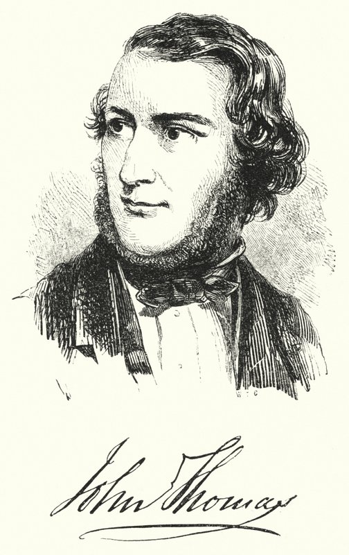 John Thomas, le sculpteur et modéliste bien connu (gravure) - English School