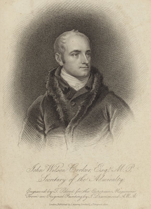 John Wilson Croker, homme d