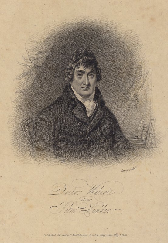John Wolcot, médecin et satiriste anglais connu sous le nom de plume Peter Pindar - English School