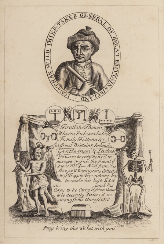 Jonathan Wild, chasseur de voleurs général de Grande-Bretagne et d