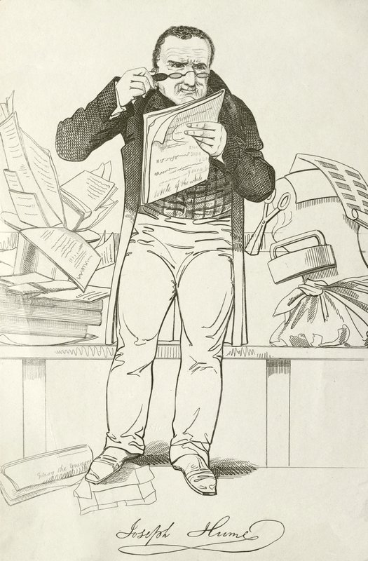Joseph Hume, médecin écossais, politicien et député radical - English School