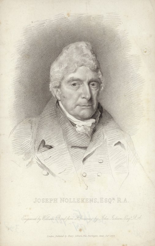 Joseph Nollekens, gravure par William Bond - English School