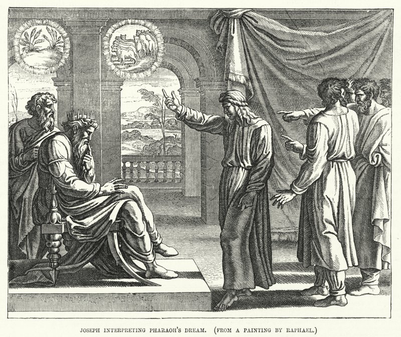 Joseph interprétant le rêve de Pharaon, d