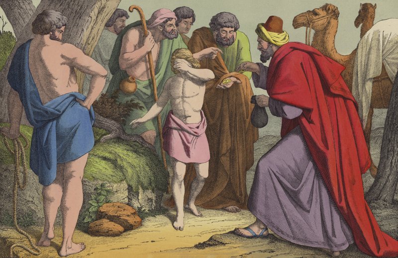 Joseph vendu par ses frères - English School