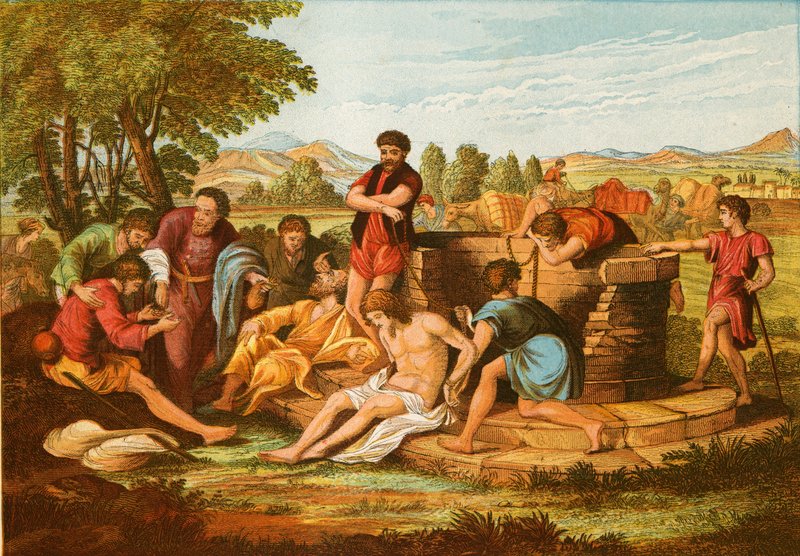 Joseph vendu par ses frères - English School