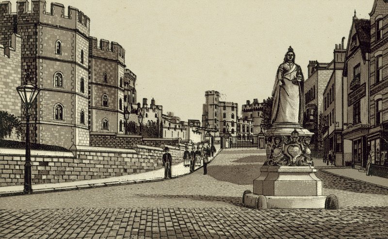 Monument du jubilé (lithographie) - English School