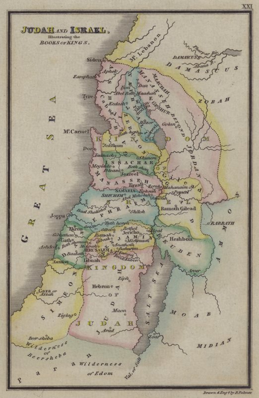 Juda et Israël, illustrant les Livres des Rois - English School
