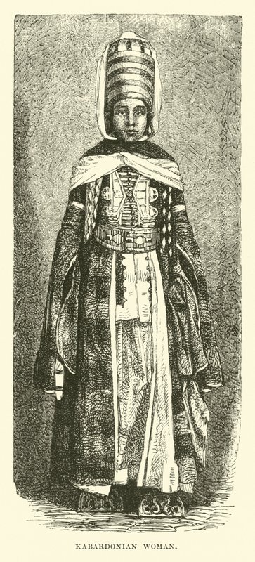 Femme kabardienne - English School
