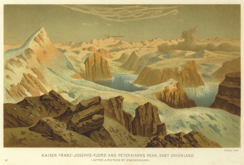 Fjord Kaiser Franz-Josephs et pic Petermanns, Groenland oriental - English School