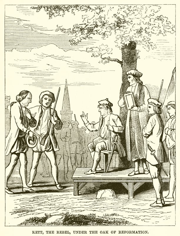 Kett, le rebelle, sous le chêne de la Réforme - English School