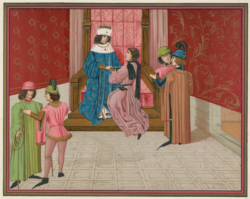 Le roi Édouard IV et Richard duc de Gloucester - English School