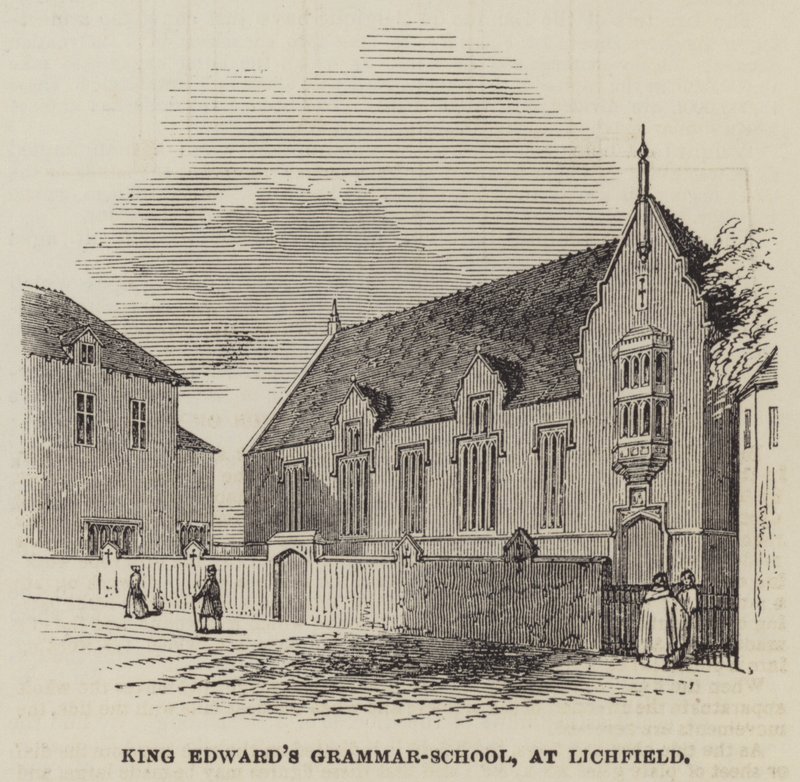 École de grammaire du roi Edward, à Lichfield - English School