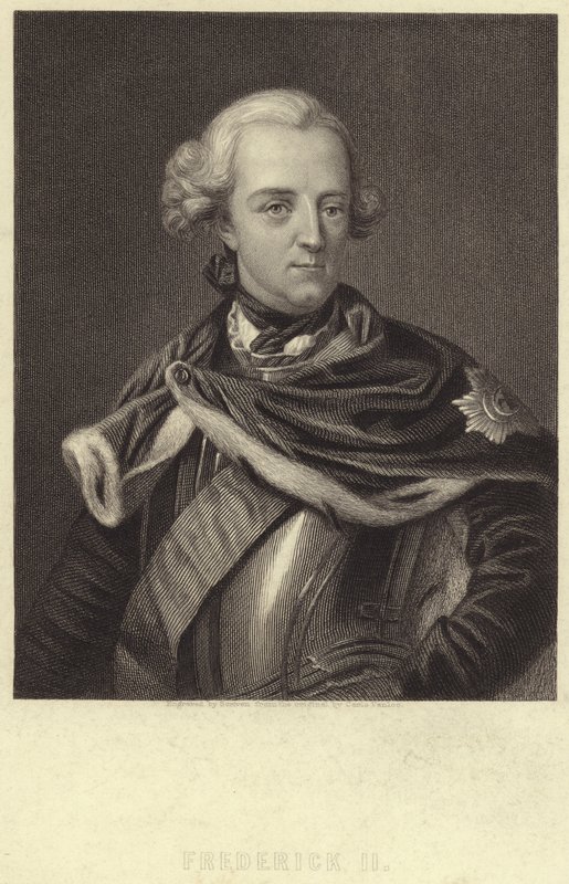 Le roi Frédéric II de Prusse - English School