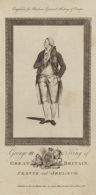 Le roi George III de Grande-Bretagne et d