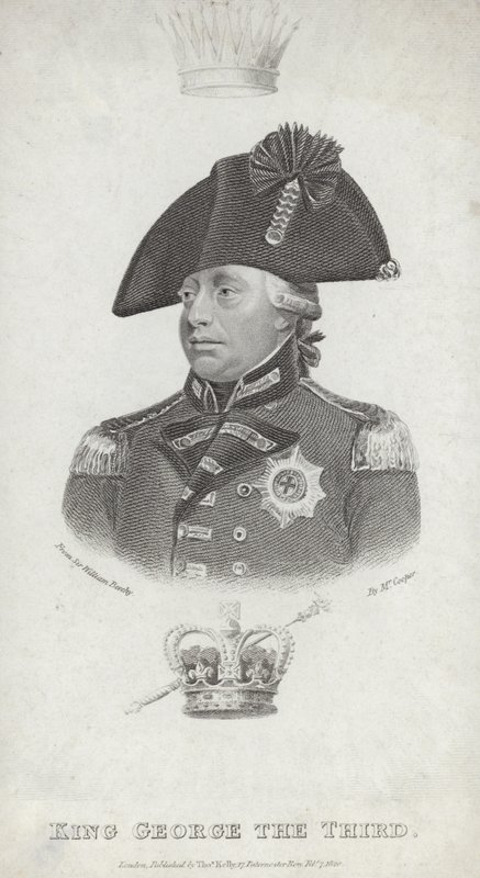 Le roi George III de Grande-Bretagne et d