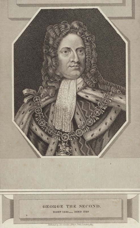 Roi George II de Grande-Bretagne et d