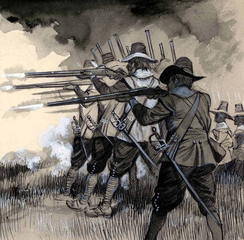 Le roi Gustavus Adolphus de Suède a armé son infanterie suédoise d