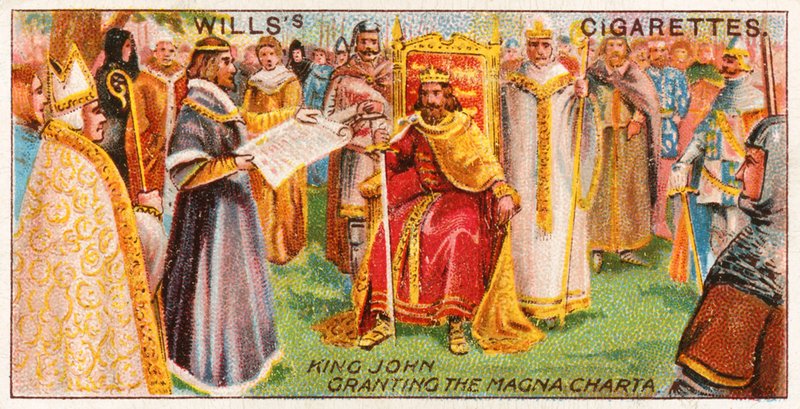 Le roi Jean accordant la Magna Carta - English School