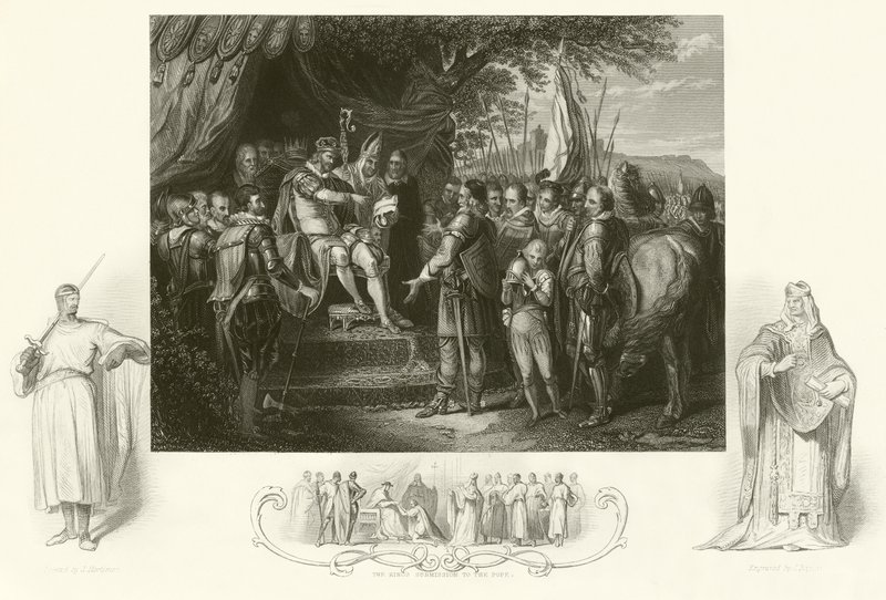 Le roi Jean signant la Magna Carta - English School