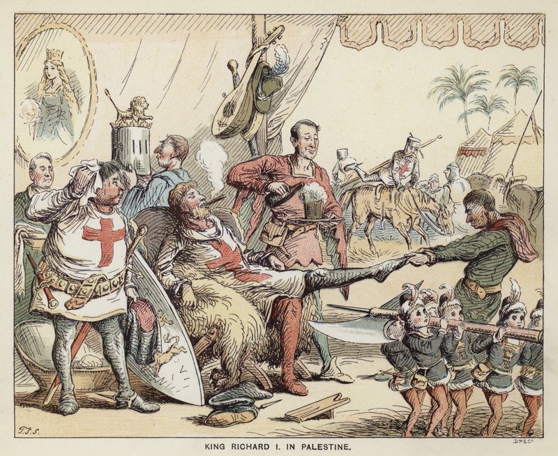 Le roi Richard Ier en Palestine - English School