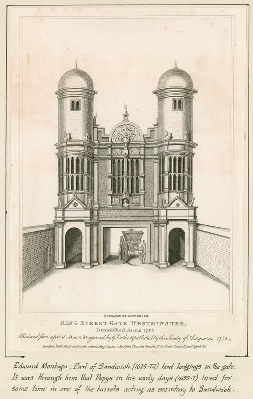 Porte de King Street, Westminster - English School