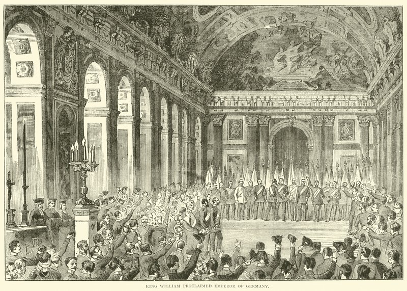 Le roi Guillaume proclamé empereur d