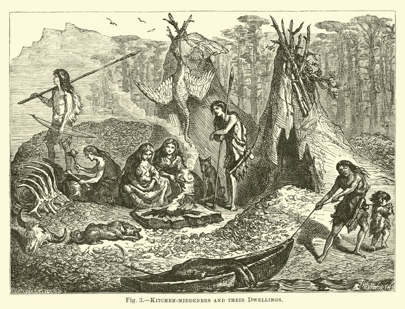 Les habitants des amas coquilliers et leurs habitations - English School