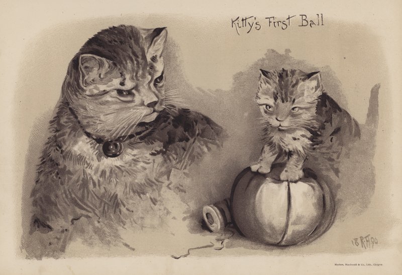 Le premier bal de Kitty (chromolitho) - English School