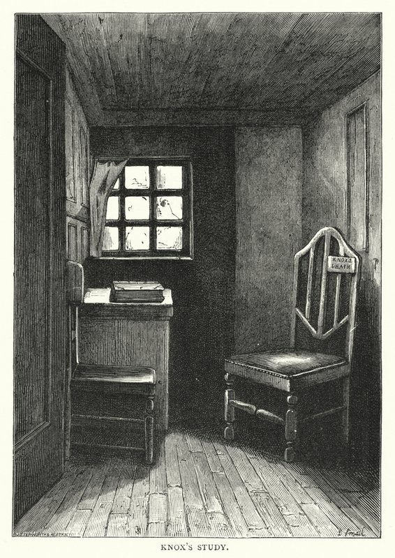 Étude de Knox (gravure) - English School