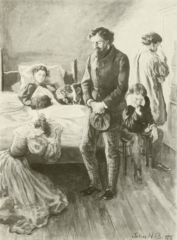 La Bohème, Dernier acte (gravure) - English School