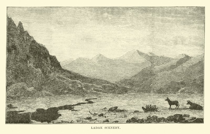 Paysage du Ladakh - English School