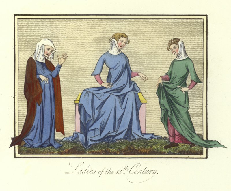 Dames du 13ème siècle - English School