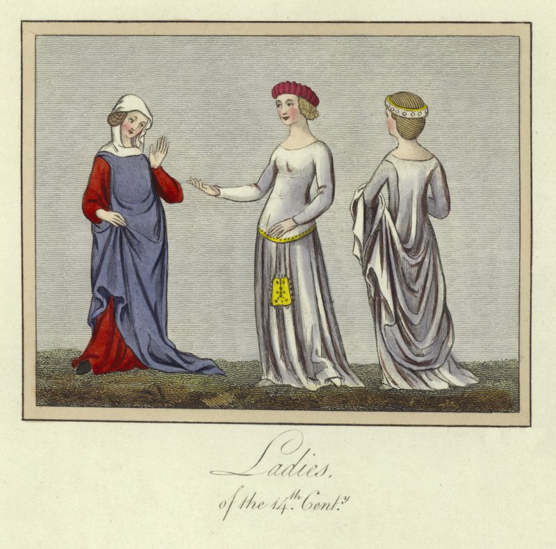 Dames du XIVe siècle - English School