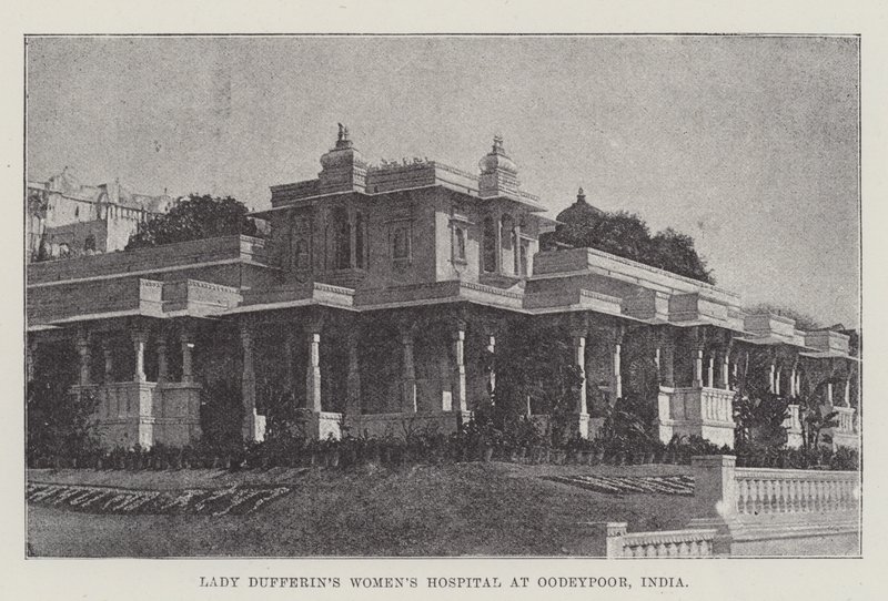 Hôpital pour femmes de Lady Dufferin à Oodeypoor, Inde - English School