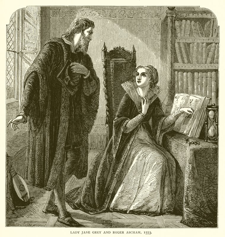 Lady Jane Grey et Roger Ascham, 1553 - English School