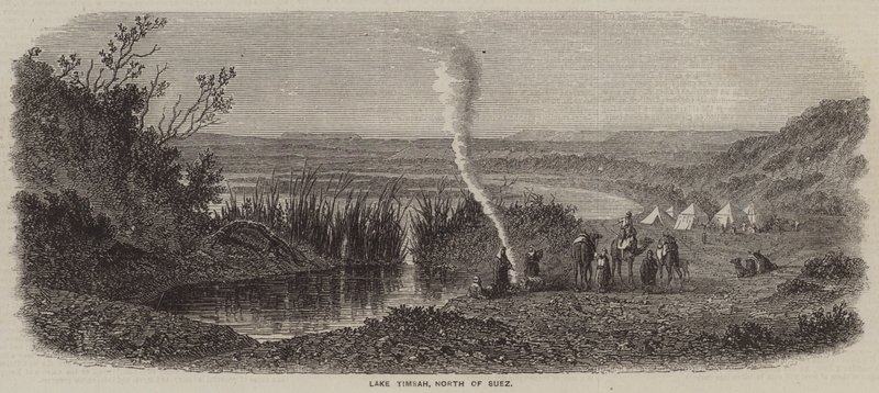 Lac Timsah, au nord de Suez - English School